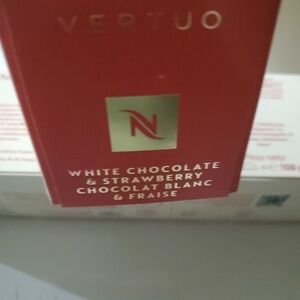 Nespresso Vertuo Red Box - White Chocolate & Strawberry 10 Pods